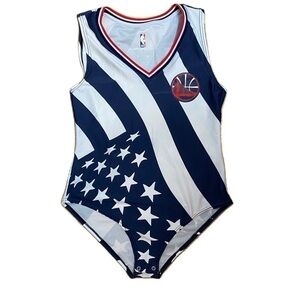 Golden State Warriors Bodysuit NBA Medium Red White Blue